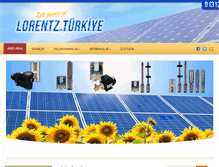 Tablet Screenshot of lorentz-turkey.com